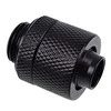 „Alphacool Eiszapfen“ tiesi jungtis, G1/4 colio vidiniu sriegiu į 13/10 mm juodą