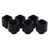 Alphacool Eiszapfen 16/10 mm prisukama jungtis G1/4, 6-Pack ★ juodas