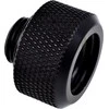 „Alphacool“ jungtis su tiesiu G1/4 colio vidiniu sriegiu ir 16 mm išoriniu skersmeniu, kieta vamzdžio jungtis – juodas
