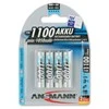 1x4 Ansmann NiMH rech. baterija 1100 Micro AAA 1050 mAh