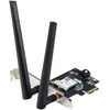 Asus PCE-AX1800 Bevielio ryšio adapteris, Dviejų juostų PCI-E WiFi 6 (802.11ax). Palaiko Bluetooth 5.2, WPA3 tinklo apsaugą, OFDMA ir MU-MIMO