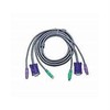 Aten PS/2 - PS/2, 1.8m, Juodas (2L-5002P/C)