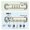 Aten 4-Port PS/2-USB VGA KVM jungiklis | Aten | 4 prievadų PS/2 USB VGA KVM jungiklis