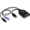 „Aten KA7169-AXUSB DisplayPort“ virtualios medijos KVM adapteris su išmaniųjų kortelių palaikymu | „Aten“