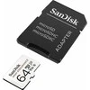 Atminties kortelė SanDisk High Endurance microSDXC 64GB V30 + adapteris