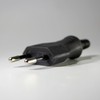 Bachmann Flat euro kištukas 2.5A/250VAC, montavimas, juoda