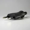 Bachmann Flat euro kištukas 2.5A/250VAC, montavimas, juoda