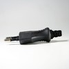 Bachmann Flat euro kištukas 2.5A/250VAC, montavimas, juoda