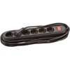 Bachmann lizdų juosta SMART 6 krypčių, juoda 5,0 m, su jungikliu