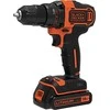 Black &amp; Decker Juodas &amp; Decker Akumuliatorinis suktuvas-gręžtuvas Juodas &amp; Decker BDCDD186K-QW; 18 V; 1x1,5 Ah akum.