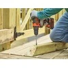 Black &amp; Decker Juodas &amp; Decker Akumuliatorinis suktuvas-gręžtuvas Juodas &amp; Decker BDCDD186K-QW; 18 V; 1x1,5 Ah akum.