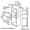 Įmontuojama mikrobangų krosnelė Bosch BEL554MB0
