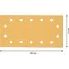 Bosch Expert C470 šlifavimo lakštas, 115 x 280 mm, K120 (10 vnt, orbitiniams šlifuokliams)