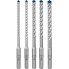 Grąžtas Bosch SDS plus-7X gražtu komp Robust Line 6/6/8/8/10 mm