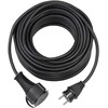 Brennenstuhl ilgiklis CEE 7/7, CEE 7/4 (Schuko), IP 44, 10m , Juodas1161450 / DEL-118R
