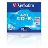 CD-R Verbatim [ brangakmenių dėklas 10 | 700 MB | 52x | Kristalas | DataLife+ AZO ]