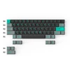Klaviatūra Keychron Cherry ProfileDouble - Shot PBT klavišų rinkinys, mėtų/pilkos spalvos, 219 vnt.