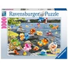 Ravensburger dėlionė 1000 vnt. - Gelini piknikas prie ežero
