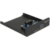 Šakotuvas FRONTPANEL DELOCK 3.5" 1X USB-A 3.1 1X USB-C