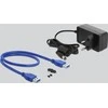 „Delock“ išorinis korpusas skirtas 3,5 colio SATA HDD su SuperSpeed USB (USB 3.1 Gen 1)