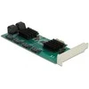 DeLOCK 8P SATA PCIe x1 card - LP - 90072