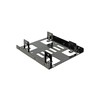 DELOCK Installation frame 3.5inch > 2x 2.5" 70mm × 100mm HDD juodas