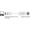 Karta jungiama į tinklą Delock DELOCK Adapteris SuperSpeed USB-A St > Gigabit LAN komp. Weiß