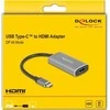 „Delock“ USB C tipo adapteris prie HDMI (DP Alt Mode) 8K su HDR funkcija