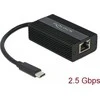 DELOCK C tipo USB adapteris, skirtas 2,5 gigabito LAN