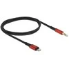Delock garso kabelis 8 kontaktų Lightning™ kištukas su stereo lizdu 3,5 mm 3 kontaktas 0,5 m