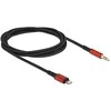 Kabelis USB Delock Lightning - mini Jack 3.5 mm 1.5 m Juodas (86587)