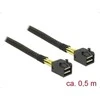 Delock BFP 8643 - BFP 8643, 0,5 m, juoda (83386)