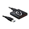 DLC DeLOCK USB 3.0 Card Reader All in 1 kortelių skaitytuvas USB 3.2 Gen 1 (3.1 Gen 1) Juoda