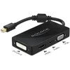 Adapteris AV Delock DisplayPort mini – HDMI – VGA – DVI kištukas (62073)