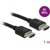Delock HDMI – HDMI kabelis 1m juodas (85293)