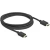 Delock HDMI kabelis - HDMI 2.5 m juodas (85389)