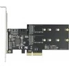 Delock karta PCI Express x4 - 2x M.2 Key B + 3x SATA žemo profilio