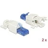 Delock Delock RJ45 Stecker Cat.6A UTP werkzeugfrei 2 Stck (86417) - TA-2104966