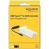 Delock USB Type-C™ į SATA konverteris su 2,5 colio apsauginiu dėklu