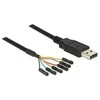 DeLOCK USB jungtis > TTL 6P moteriškas kištukas 1,8 m