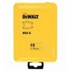 Grąžtas Grąžtų komplektas metalui DeWalt HSS-G; 1-10 mm; 19 vnt.