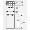Elementas Duracell Procell 9V (MN1604; 6LR61) 9V, krona, šarminis, 1 vnt