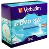 Verbatim DVD+RW, 4x, 4.7GB, 5vnt (43285)