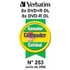 Verbatim DVD+R 8x 8.5GB DL Matte sidabrinis 10 vnt. pakuotė