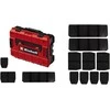 Einhell Einhell sistemos dėklas E-Case SF įsk. skirstytuvai, įrankių dėžė (juodas/raudona, su pertvaromis)
