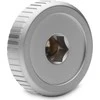 Ek Water Blocks Ek Vanduo Blocks EK Vanduo Blocks EK-Quantum Torque Plug G1/4 inch – with EKWB Logo, Satin Titanium
