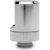 Ek Water Blocks EK vandens blokai EK Vanduo blokai EK-Torque adapteris 90 laipsnių G1/4 colio kištukas į G1/4 colio kištuką, pasukamas, nikelio sidabrinis