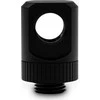 Ek Water Blocks Ek Vanduo Blocks EK Vanduo Blocks EK-Torque Adapteris T-Splitter G1/4 inch male to 2x G1/4 inch female – rotatable, juodas
