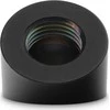 Ek Water Blocks Ek Vanduo Blocks EK Vanduo Blocks EK-Quantum Torque Adapteris 45 Degree G1/4 inch Female to G1/4 inch Female – Juodas