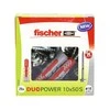 Universalus dvikomponentis kaištis DuoPower 10 x 50 S, FISCHER, 25 vnt.